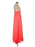 Masquerade 100% Polyester Orange Cocktail Dress Size 11 - photo 4