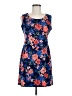 Lands' End Floral Blue Casual Dress Size 6 (petite) - photo 1