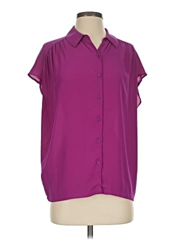 Ann Taylor LOFT Short Sleeve Blouse (view 1)