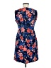 Lands' End Floral Blue Casual Dress Size 6 (petite) - photo 2