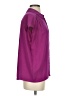 Ann Taylor LOFT 100% Polyester Solid Purple Short Sleeve Blouse Size S - photo 4