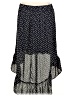 Ava & Viv 100% Polyester Polka Dots Black Casual Skirt Size 1X - photo 2