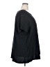 Roaman's 100% Cotton Black Short Sleeve Top Size 26 (2X) - photo 4