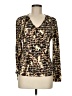St. John Gold Long Sleeve Blouse Size M - photo 1