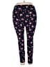 Lularoe Floral Blue Leggings Size 2X (TC2) - photo 2