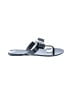 MICHAEL Michael Kors Gray Black Flip Flops Size 7 - photo 1