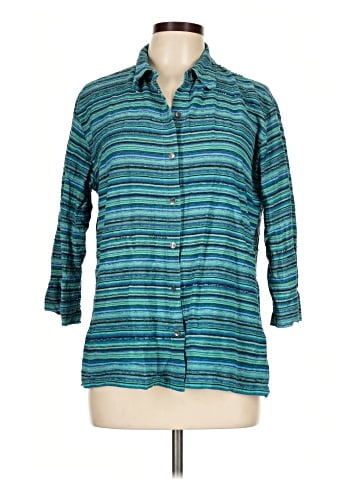 Chico's Design 3/4 Sleeve Silk Top (view 1)