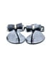 MICHAEL Michael Kors Gray Black Flip Flops Size 7 - photo 2