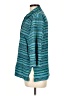 Chico's Design 100% Silk Stripes Teal 3/4 Sleeve Silk Top Size Lg (2) - photo 5