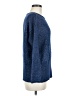 Ann Taylor Factory Solid Blue Pullover Sweater Size M - photo 4
