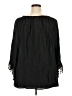 Avenue Black 3/4 Sleeve Blouse Size 22 Plus - photo 2