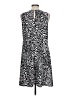 Anne Klein Animal Print Black Silver Cocktail Dress Size 12 - photo 2