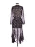 Veronica Beard 100% Silk Paisley Black Casual Dress Size 4 - photo 2