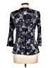 Daisy Fuentes Blue 3/4 Sleeve Blouse Size L - photo 2
