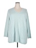 Purejill 100% Cotton Teal Pullover Sweater Size 3X - photo 1