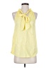 J.Crew 100% Cotton Yellow Sleeveless Blouse Size 4 - photo 1