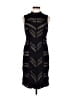 Venus Chevron-herringbone Black Cocktail Dress Size 8 - photo 1