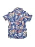Tommy Bahama 100% Rayon Floral Blue Short Sleeve Button-Down Shirt Size 5 - 6 - photo 1
