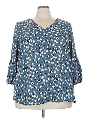 Collective Concepts 3/4 Sleeve Blouse (view 1)