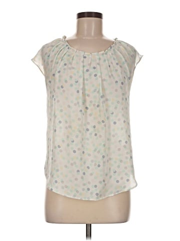 LC Lauren Conrad Short Sleeve Blouse (view 1)