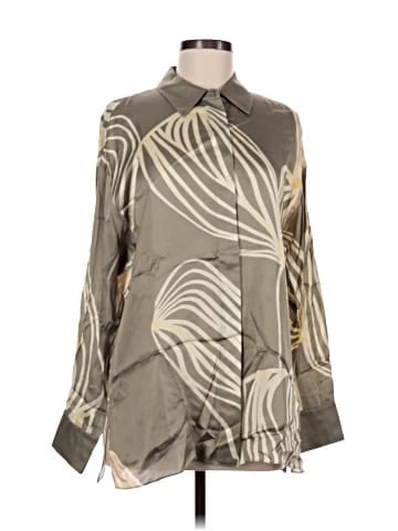Lafayette 148 New York Long Sleeve Blouse (view 1)