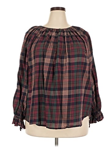 Chaps 3/4 Sleeve Blouse (view 1)