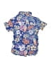 Tommy Bahama 100% Rayon Floral Blue Short Sleeve Button-Down Shirt Size 5 - 6 - photo 2