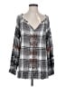 Tolani 100% Viscose Gray 3/4 Sleeve Blouse Size S - photo 1