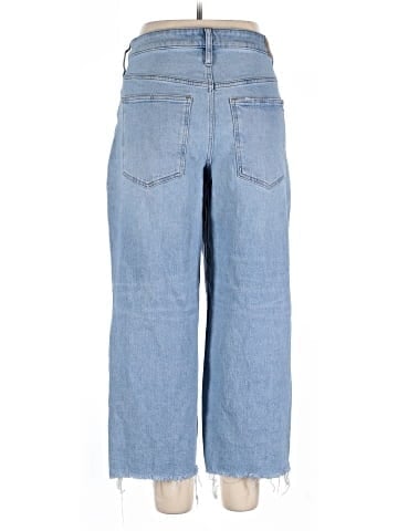Madewell The Curvy Perfect Vintage Wide-Leg Crop Jean in Altoona Wash: Raw-Hem Edition (view 2)