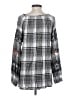 Tolani 100% Viscose Gray 3/4 Sleeve Blouse Size S - photo 2