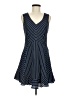 J.Crew 100% Polyester Stripes Blue Casual Dress Size 6 - photo 1