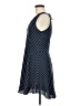 J.Crew 100% Polyester Stripes Blue Casual Dress Size 6 - photo 5