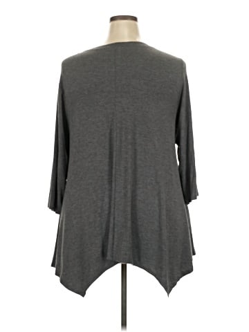 Green Envelope 3/4 Sleeve T-Shirt (view 2)