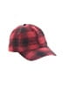 D&Y Plaid Red Baseball Cap One size - photo 1