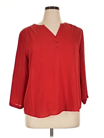 Van Heusen 3/4 Sleeve Blouse (view 1)