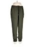 Ann Taylor 100% Polyester Solid Green Casual Pants Size L - photo 1