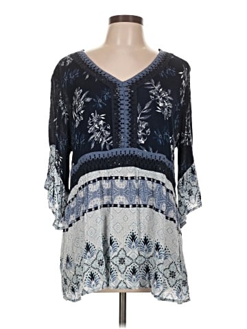 Style&Co 3/4 Sleeve Blouse (view 1)