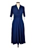 Evan Picone Blue Casual Dress Size 10 - photo 1