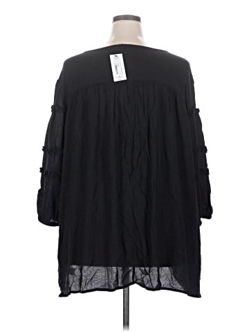 a.n.a. A New Approach 3/4 Sleeve Blouse (view 2)