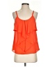 Skies Are Blue 100% Polyester Orange Sleeveless Blouse Size XS - photo 1