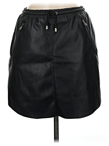 NA-KD Faux Leather Skirt (view 1)