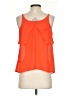 Skies Are Blue 100% Polyester Orange Sleeveless Blouse Size XS - photo 2