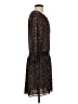 Ann Taylor LOFT 100% Polyester Tweed Black Casual Dress Size S - photo 4