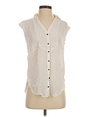 Maeve Sleeveless Button-Down Shirt (view 1)