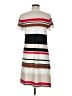 DKNY Stripes Ivory Casual Dress Size M - photo 2