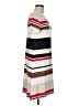 DKNY Stripes Ivory Casual Dress Size M - photo 4