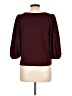 Green Envelope Burgundy 3/4 Sleeve Top Size L - photo 2
