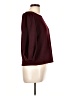Green Envelope Burgundy 3/4 Sleeve Top Size L - photo 4