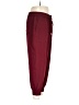 Ann Taylor 100% Polyester Solid Burgundy Casual Pants Size L - photo 4
