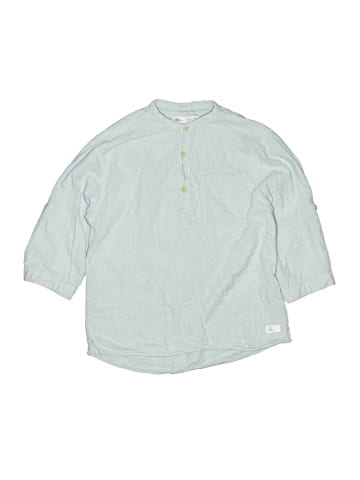 Zara Kids Long Sleeve Button-Down Shirt (view 1)
